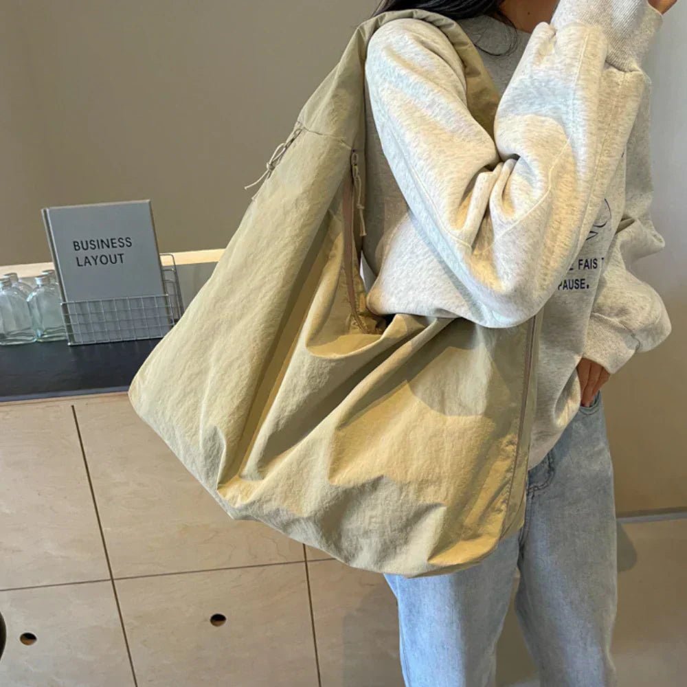 Large Shoulder Bag for Women – Slouchy Hobo Design with Adjustable Toggles - We are MFEO