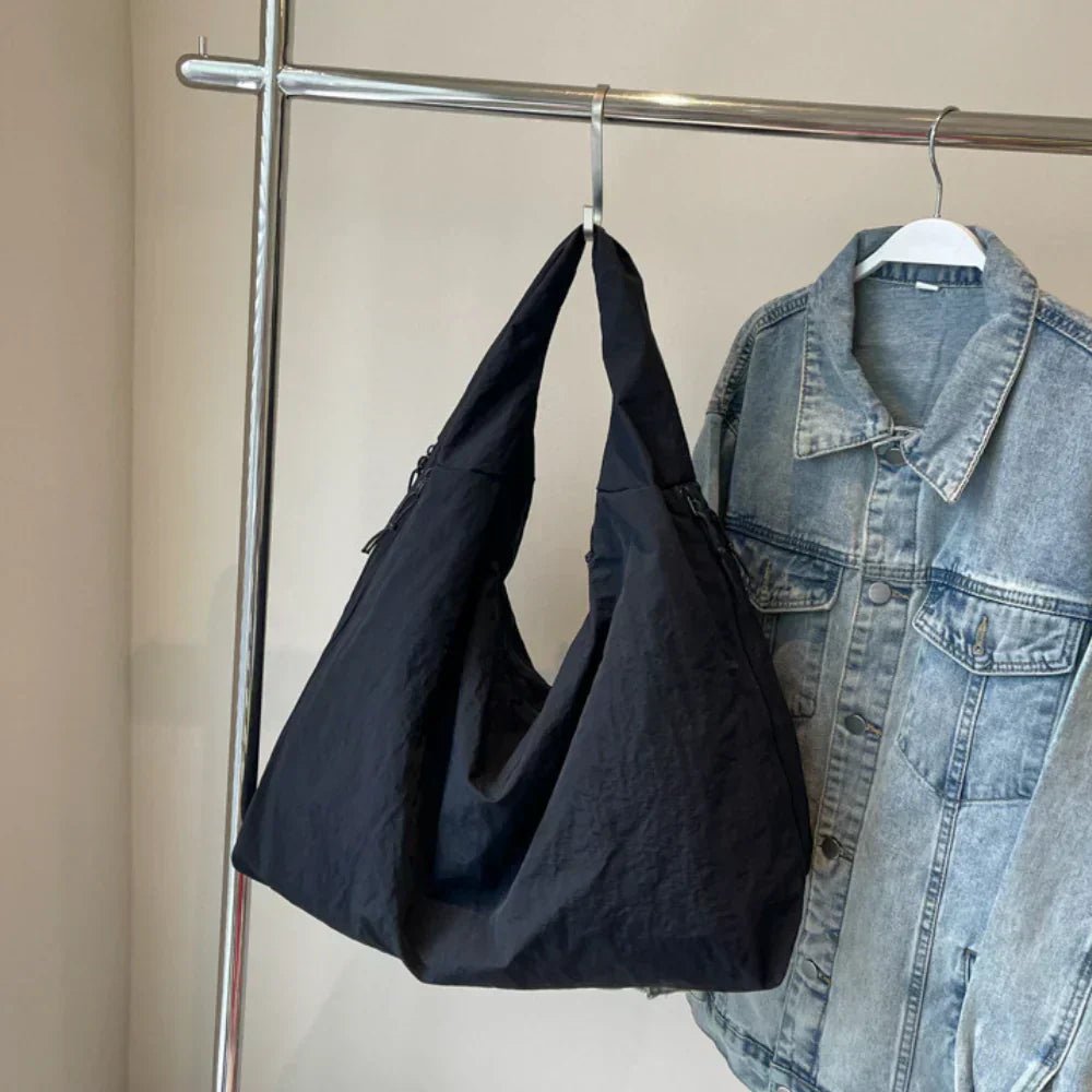 Large Shoulder Bag for Women – Slouchy Hobo Design with Adjustable Toggles - We are MFEO