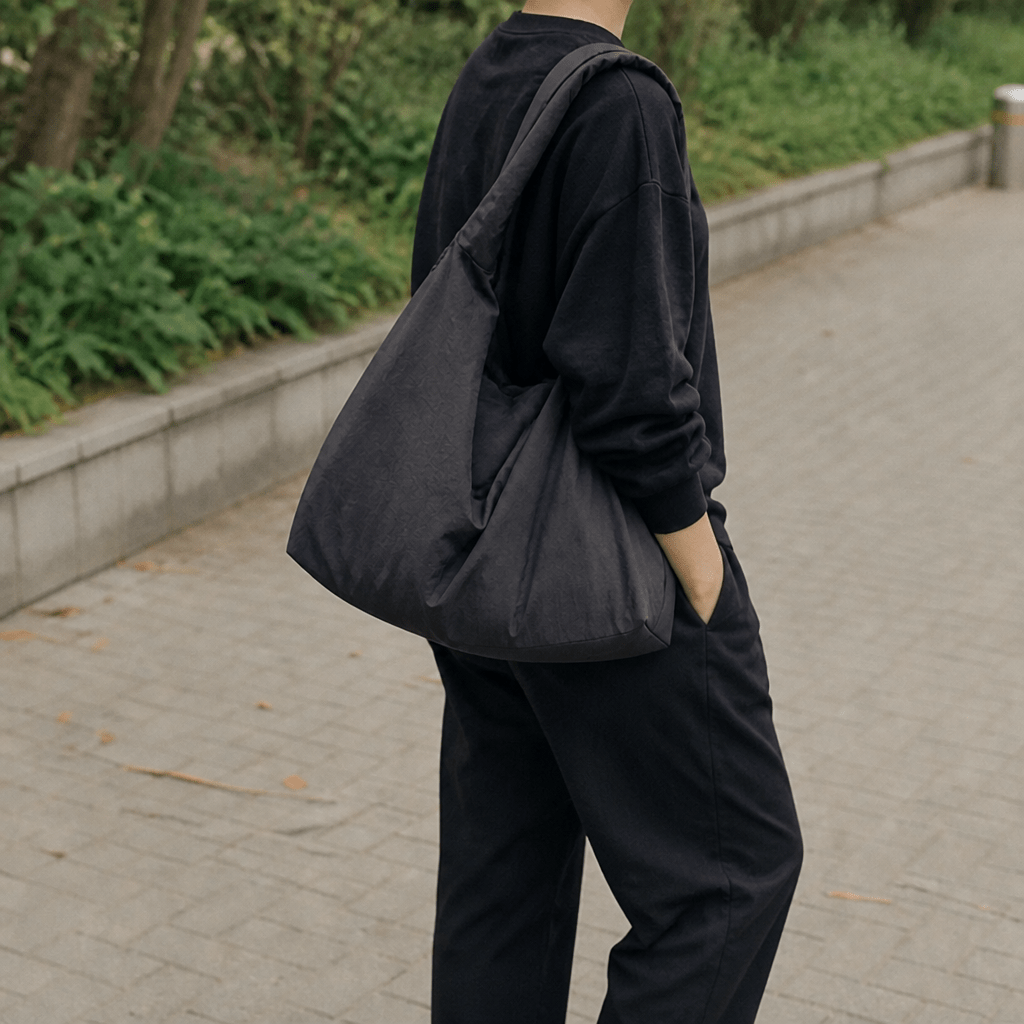 Large Shoulder Bag for Women – Slouchy Hobo Design with Adjustable Toggles - We are MFEO