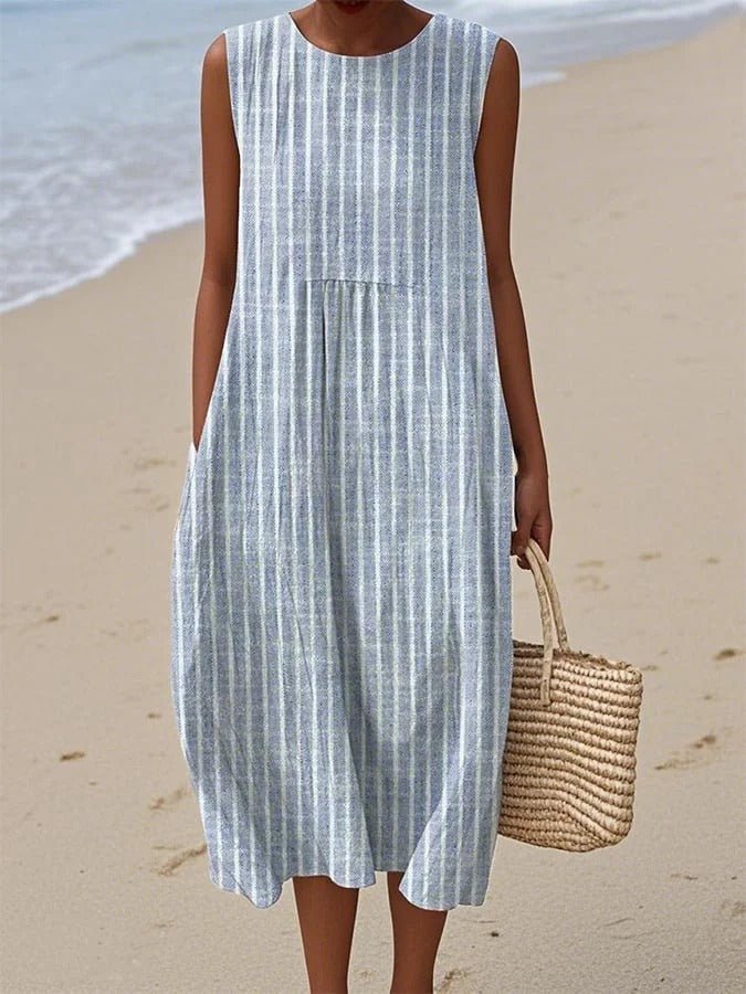 Lightweight Midi Dress – Adjustable Waist - We are MFEO