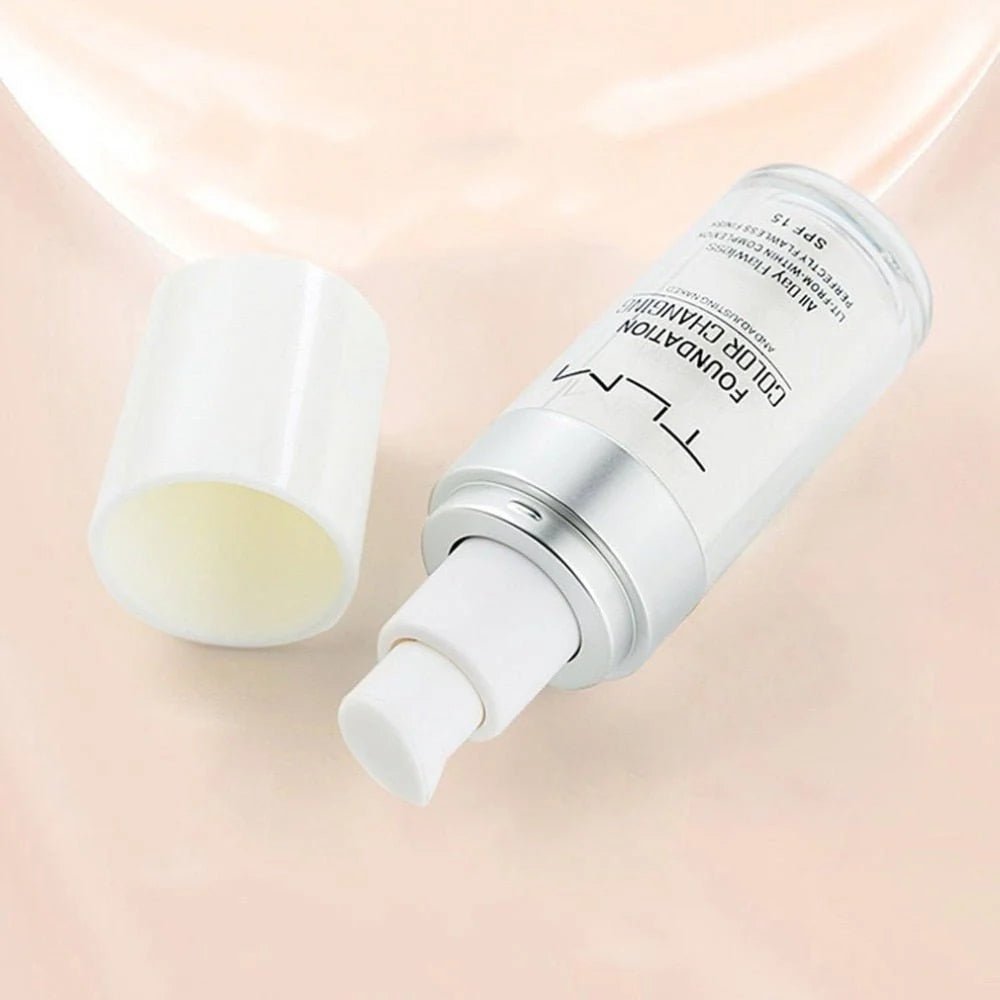 Liquid Foundation for Mature Skin – Self-Adapting Tone with Soft Matte Finish and SPF 15 - We are MFEO