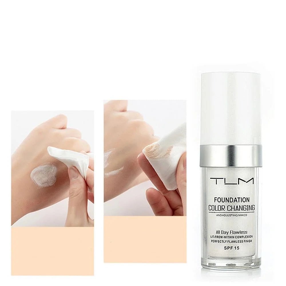 Liquid Foundation for Mature Skin – Self-Adapting Tone with Soft Matte Finish and SPF 15 - We are MFEO