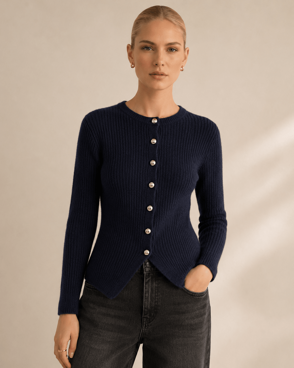 Long Cardigan for Women – Button Down Knit Layering Piece for Casual Wear - We are MFEO