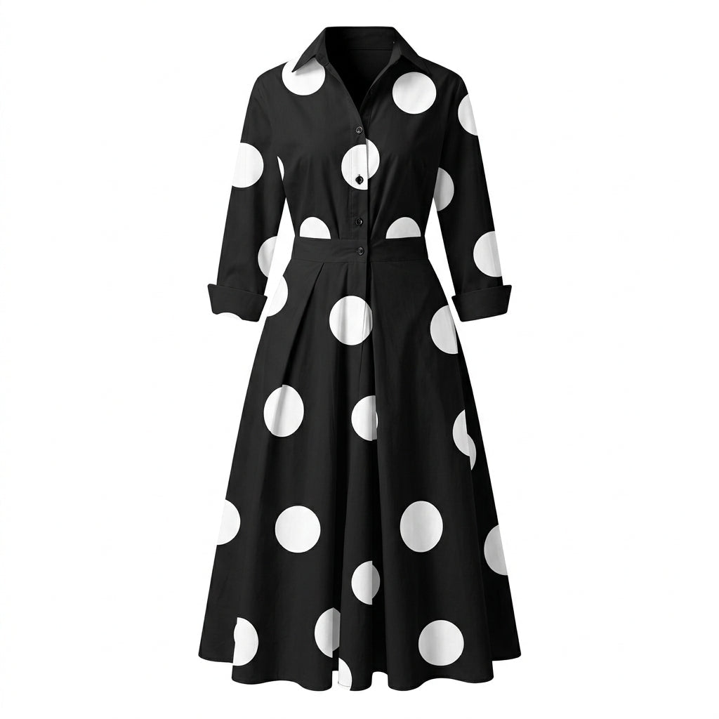 Long Sleeve Maxi Dress – Adjustable Waist, Draped Silhouette, Plus Size Available - We are MFEO