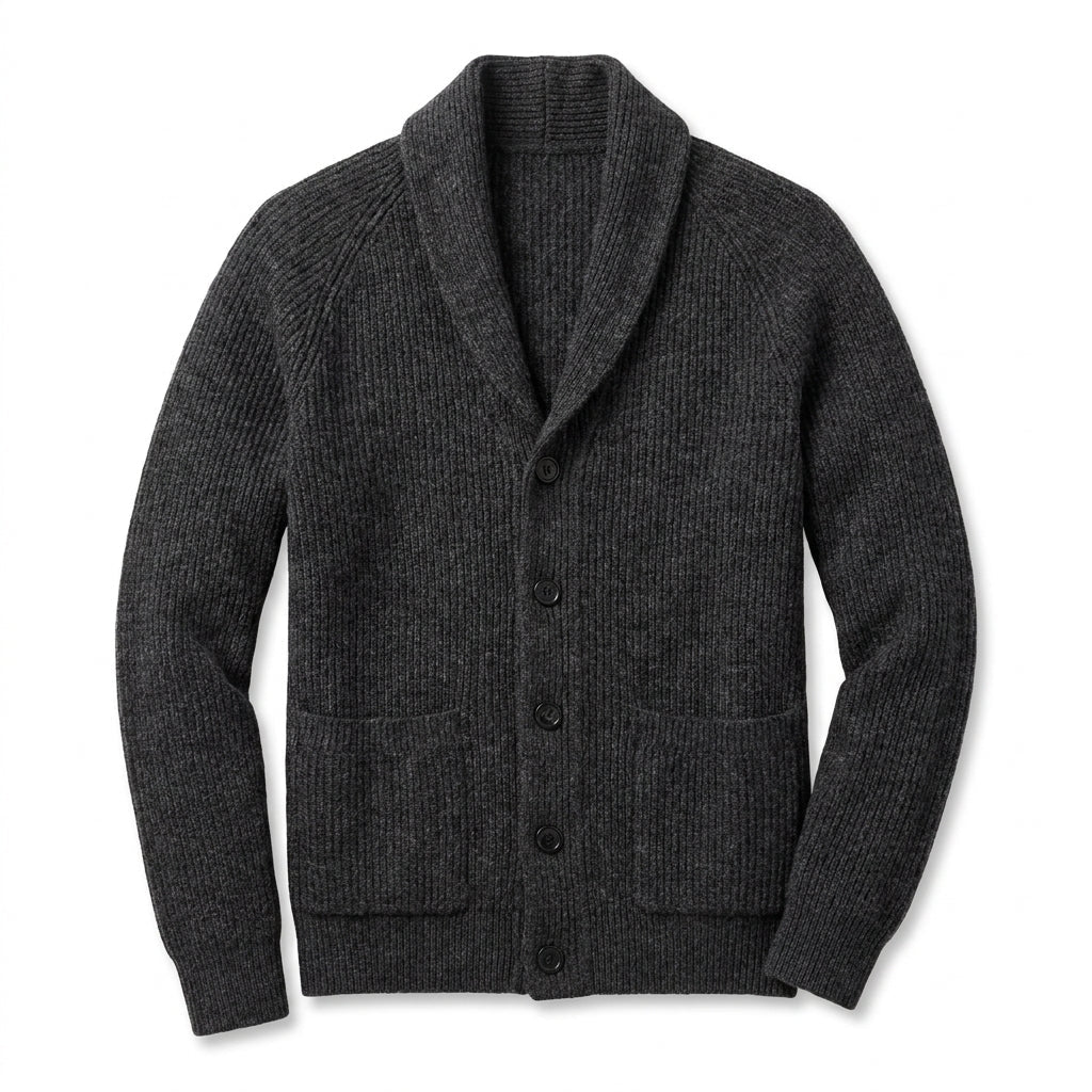Men's Cardigan with Shawl Collar - We are MFEO
