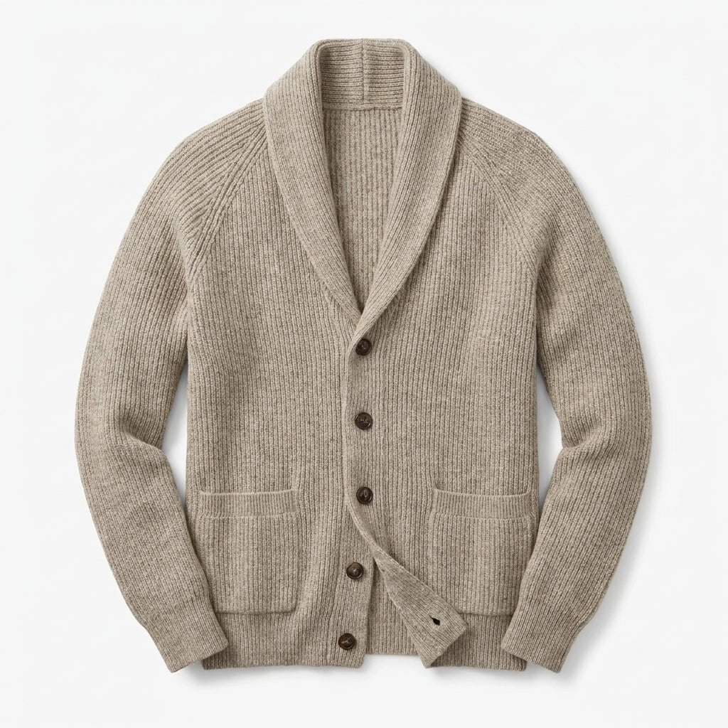 Men's Cardigan with Shawl Collar - We are MFEO