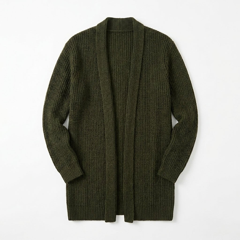 Men's Cardigan with Shawl Collar – Knit Layering Piece - We are MFEO