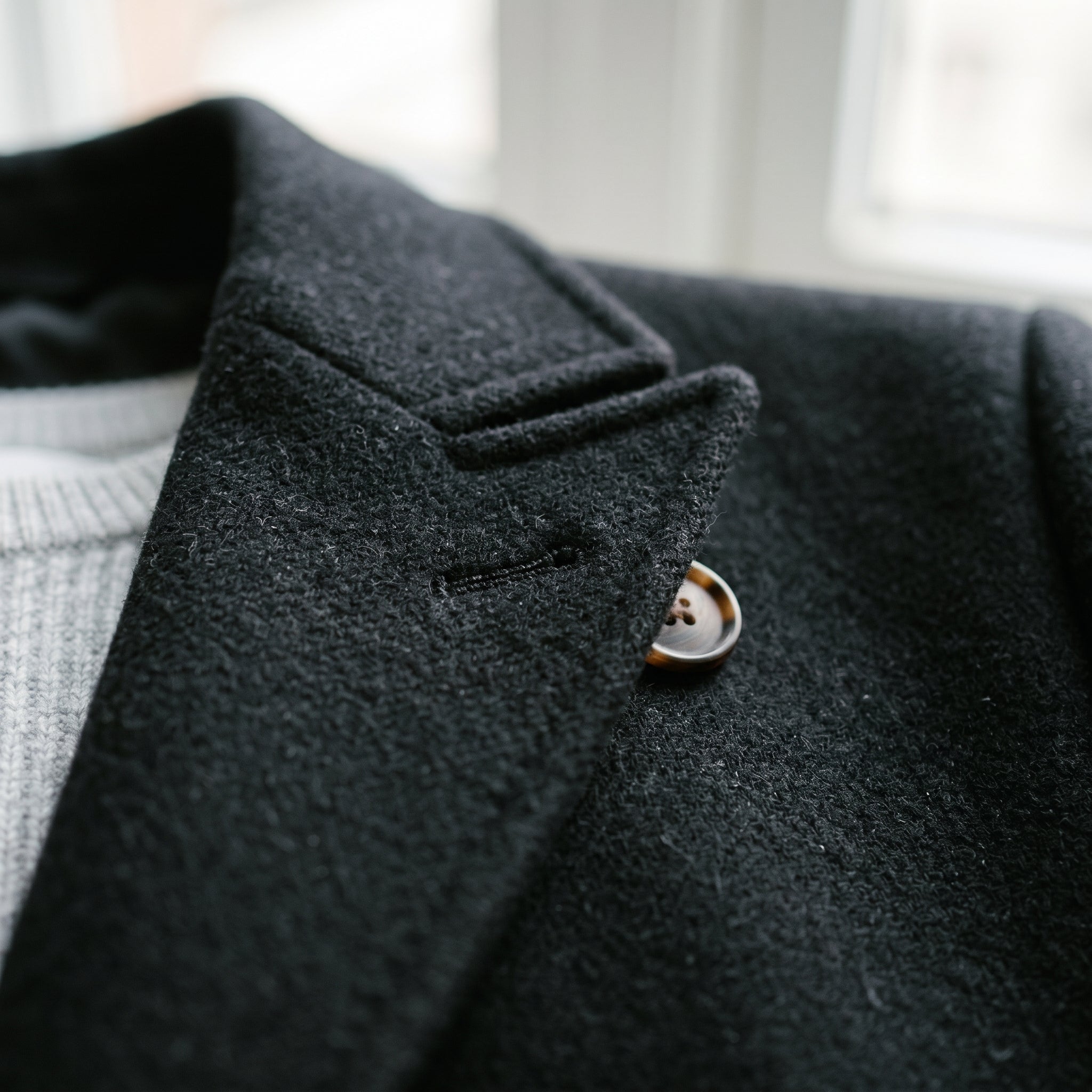Men's Double-Breasted Long Coat – Tailored Fit with Structured Lapels for Smart Casual and Formal Wear - We are MFEO