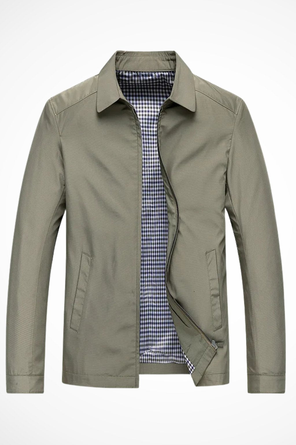 Men's Harrington Jacket with Zip Front – Classic Smart-Casual Style for Layering - We are MFEO