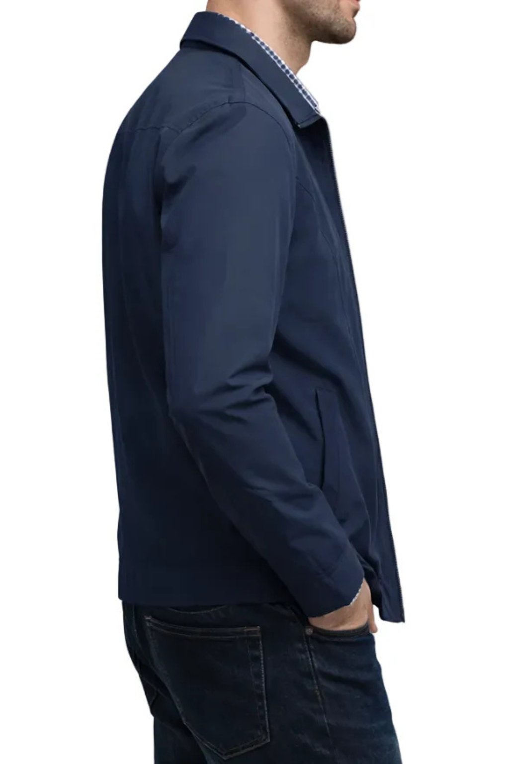 Men's Harrington Jacket with Zip Front – Classic Smart-Casual Style for Layering - We are MFEO