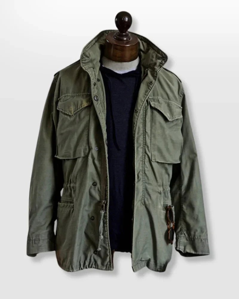 Men's Military Field Jacket – Rugged Design with Adjustable Fit and Multiple Pockets - We are MFEO