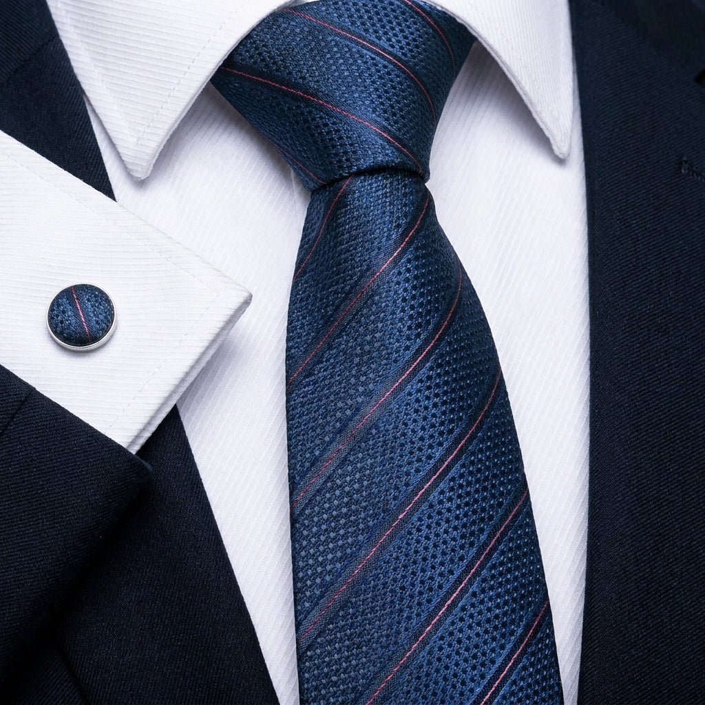 Men's Neckties with Pocket Square – Assorted Styles for Formal Events and Black Tie - We are MFEO