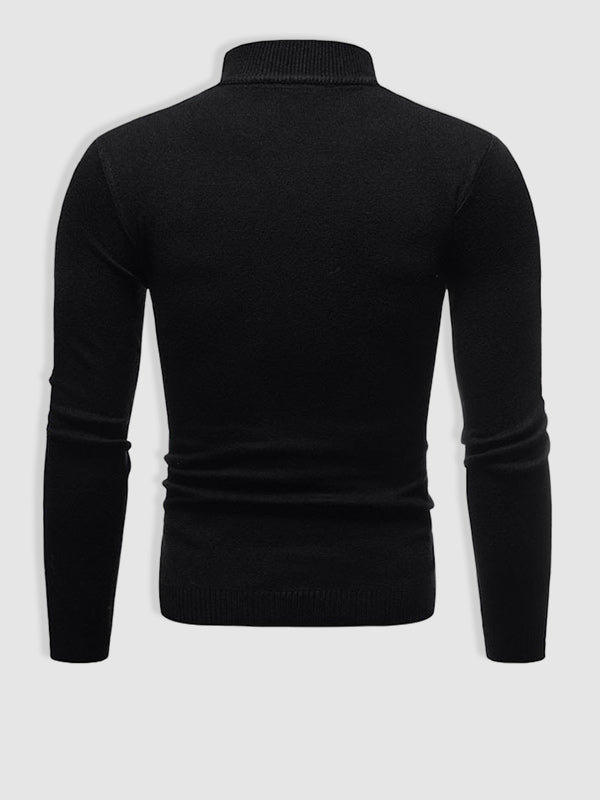 Men's Turtleneck Sweater – Slim Fit Design, Perfect for Casual Outings - We are MFEO