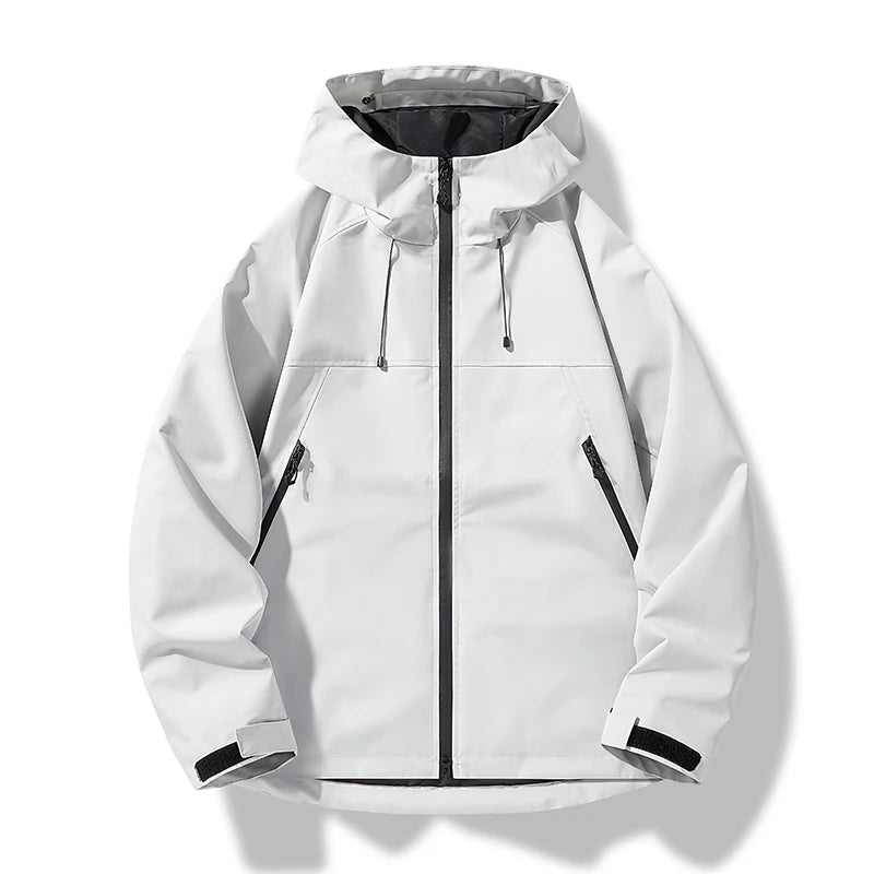 Men's Waterproof Jacket – Hooded Design for Outdoor Activities and Everyday Wear - We are MFEO
