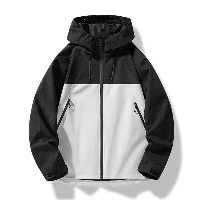 Men's Waterproof Jacket – Hooded Design for Outdoor Activities and Everyday Wear - We are MFEO