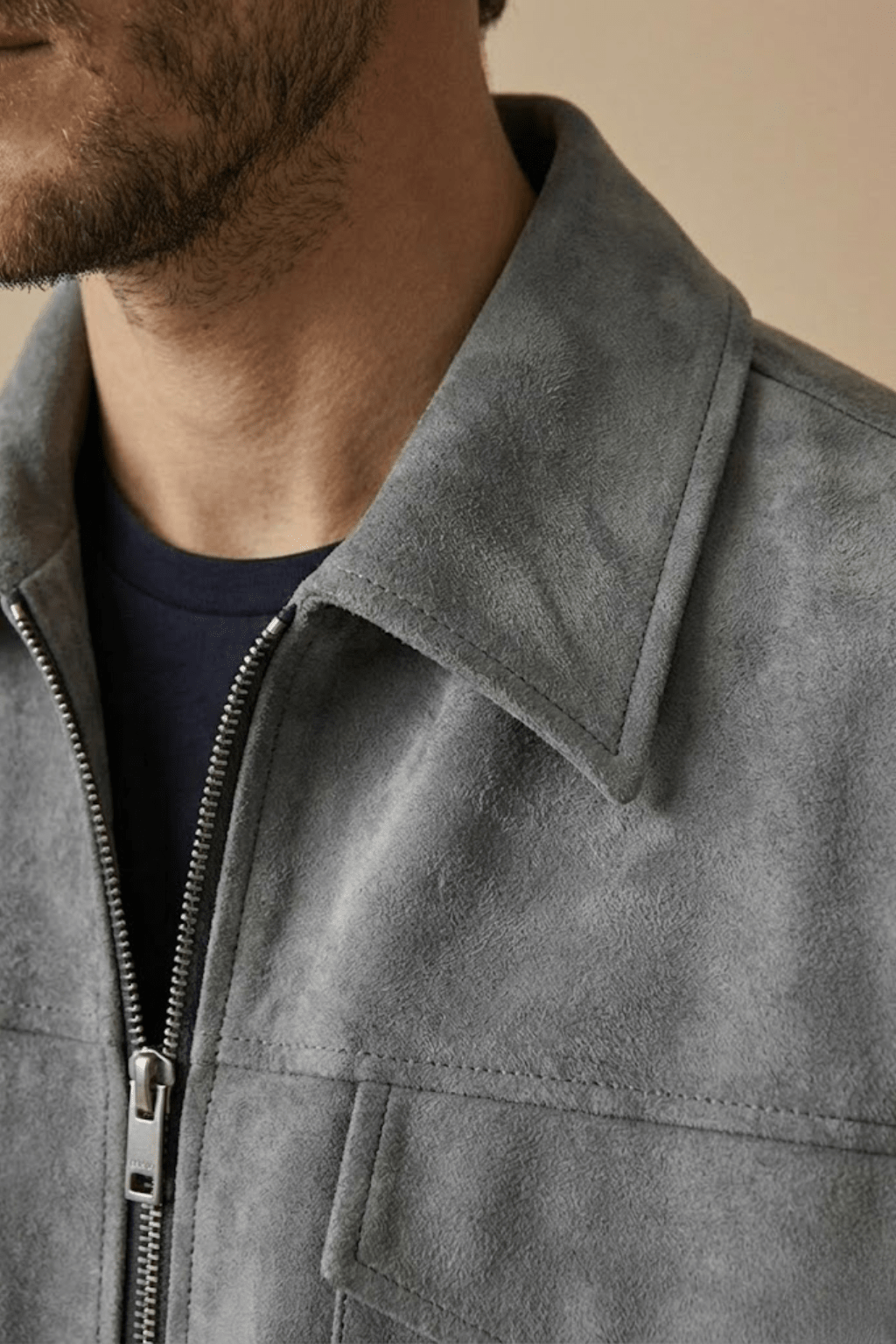 Men's Zip Jacket with Utility Pockets – Relaxed Fit for Everyday Casual Wear - We are MFEO