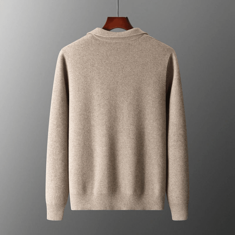 Men's Zip-Up Cardigan – Collared Style with Pockets - We are MFEO