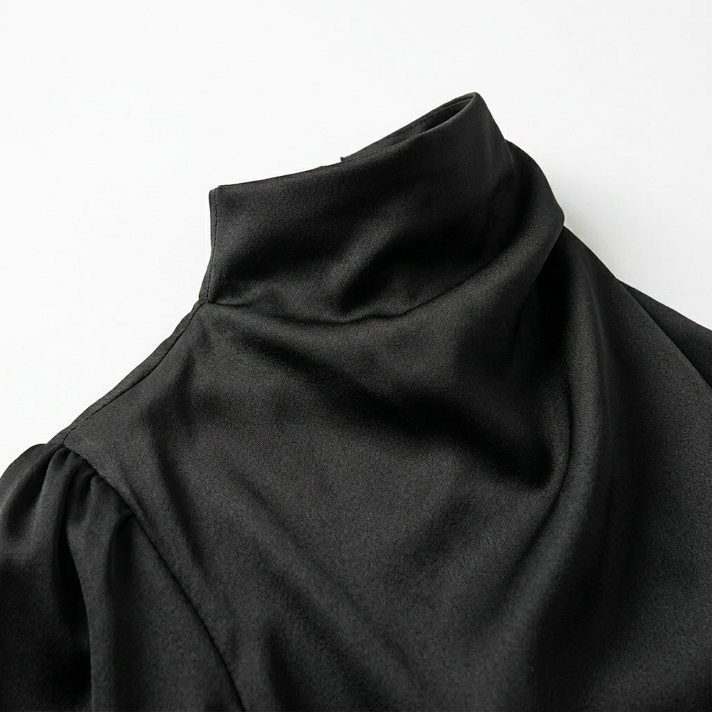 One Shoulder Mini Dress – Fitted Black Cocktail Dress for Evening Wear - We are MFEO