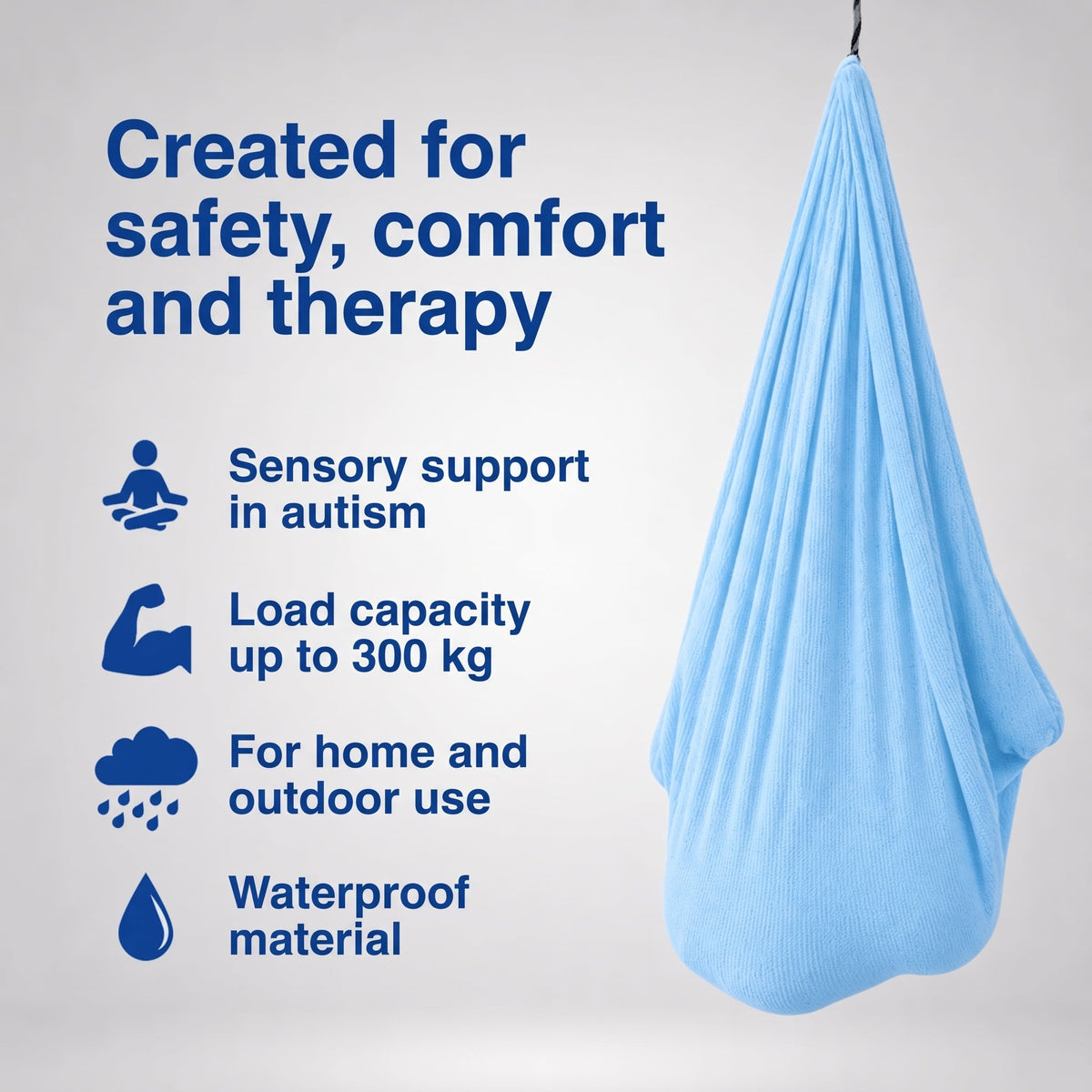 Outdoor Swing Chair for Relaxation – Sensory Cocoon Design with High Load Capacity - We are MFEO