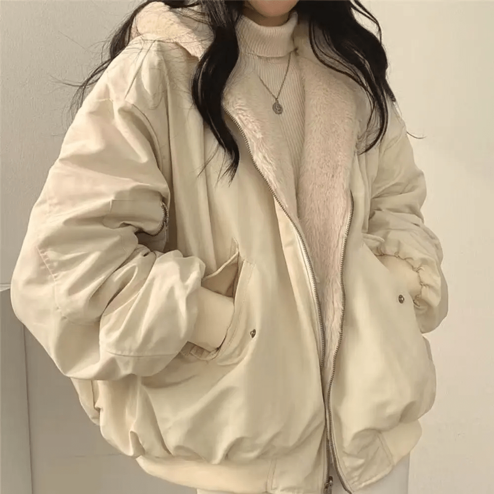 Oversized Zip Hoodie for Women – Reversible Design - We are MFEO