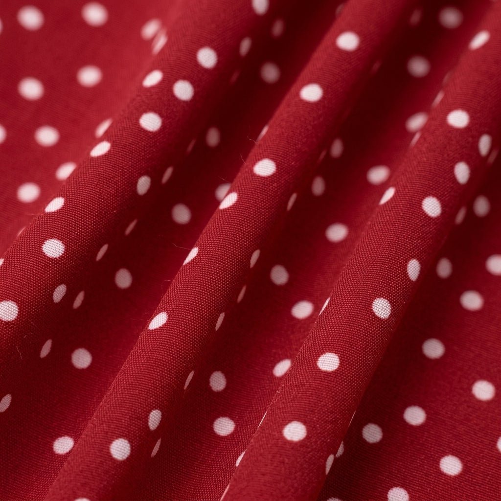 Polka Dot Midi Dress – Wrap Style for Weddings and Summer Events - We are MFEO