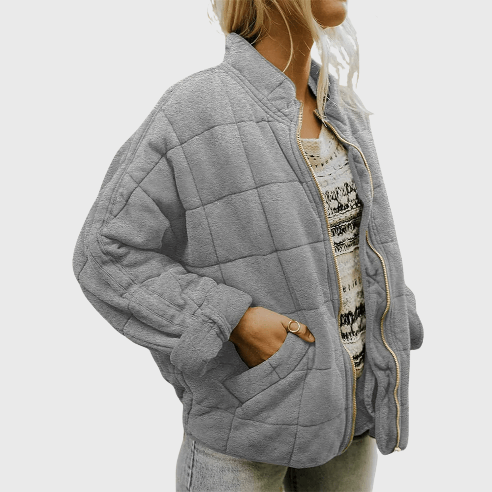 Quilted Jacket for Women – Oversized Lightweight Winter Coat for Cold Weather - We are MFEO