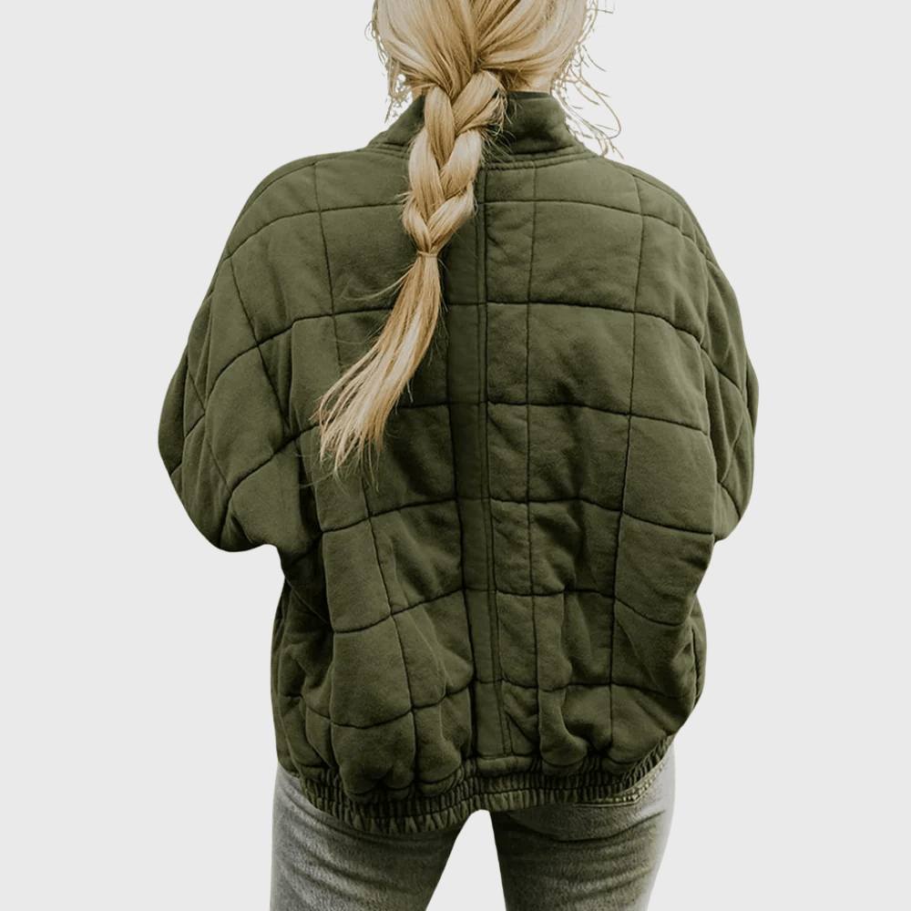 Quilted Jacket for Women – Oversized Lightweight Winter Coat for Cold Weather - We are MFEO