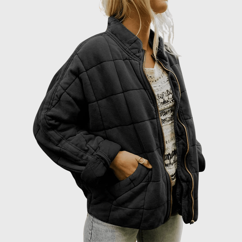 Quilted Jacket for Women – Oversized Lightweight Winter Coat for Cold Weather - We are MFEO