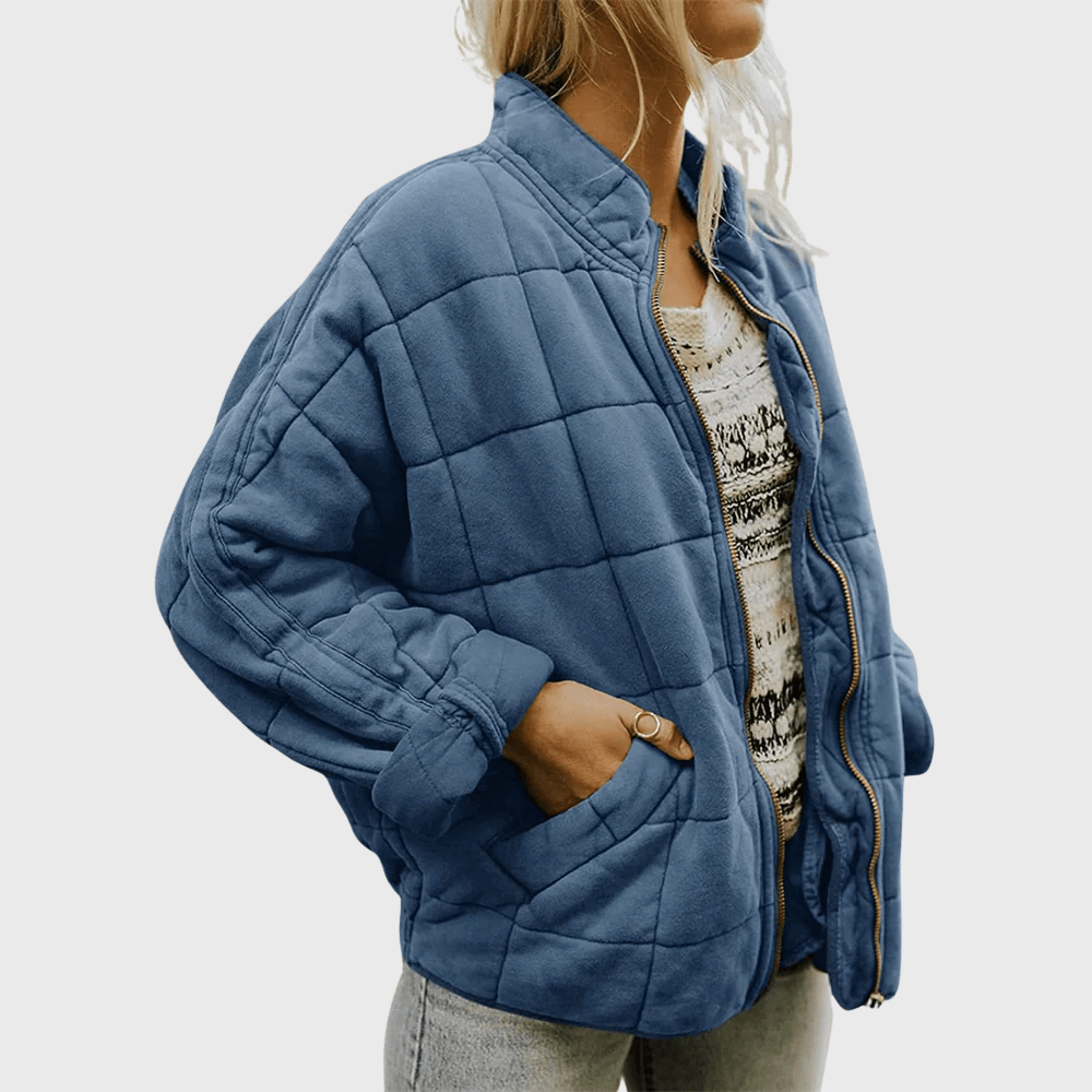 Quilted Jacket for Women – Oversized Lightweight Winter Coat for Cold Weather - We are MFEO