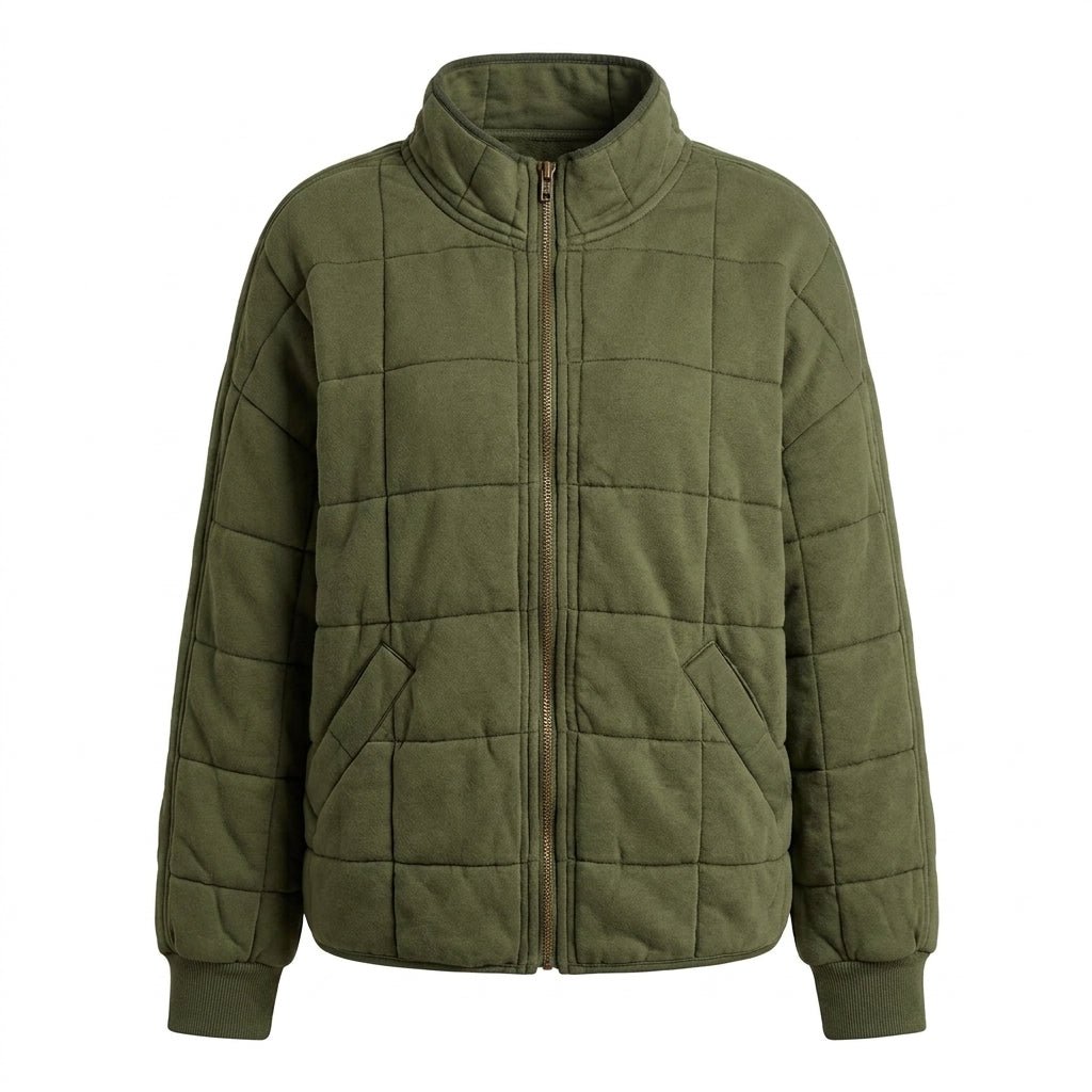Quilted Jacket for Women – Oversized Lightweight Winter Coat for Cold Weather - We are MFEO