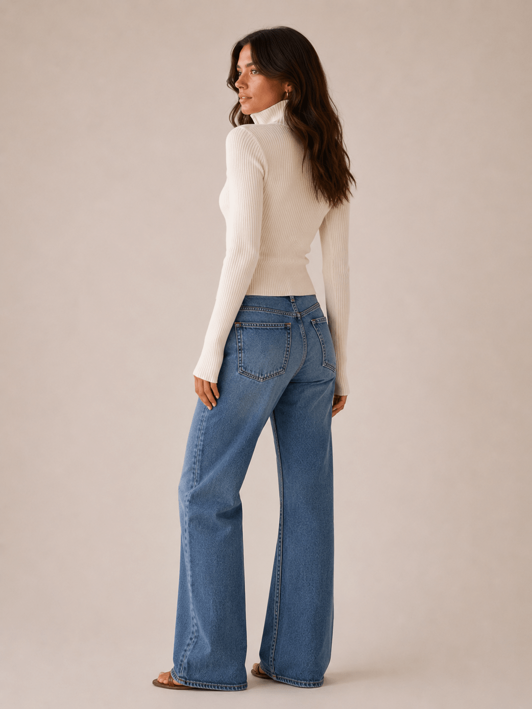 Ribbed Turtleneck Cardigan for Women – Dual Zip Chunky Knit for Autumn/Winter - We are MFEO