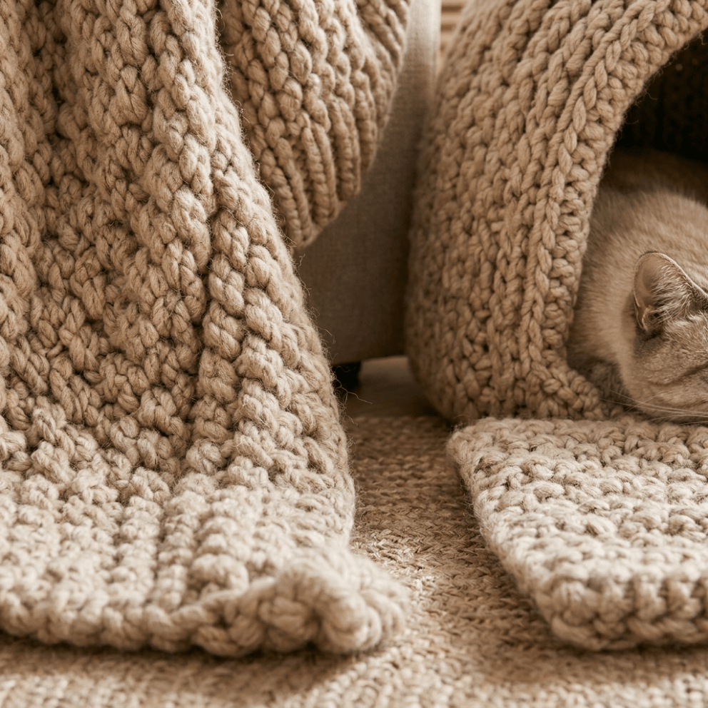 Serenity Knit Pet Cave & Mat - We are MFEO