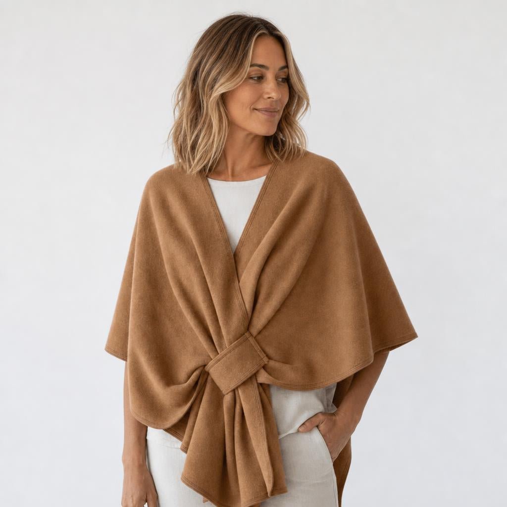 Shawl Wrap for Dress – Soft Drape Design with Wide Tie Belt for All Occasions - We are MFEO