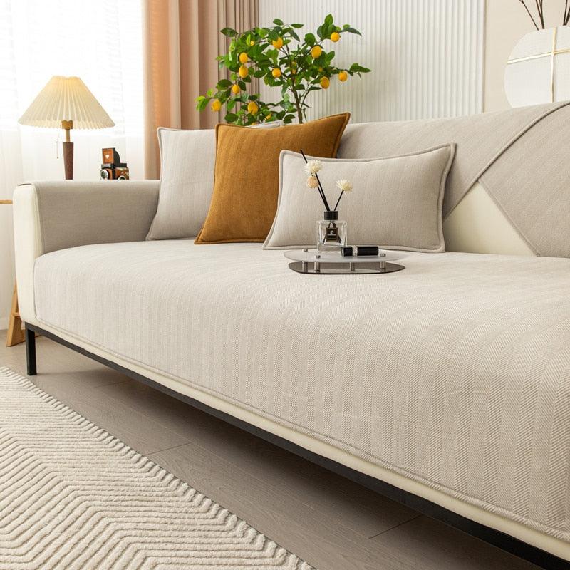 Sofa Cover Non-Slip for Living Room – Comfortable Fabric with Stain Protection - We are MFEO