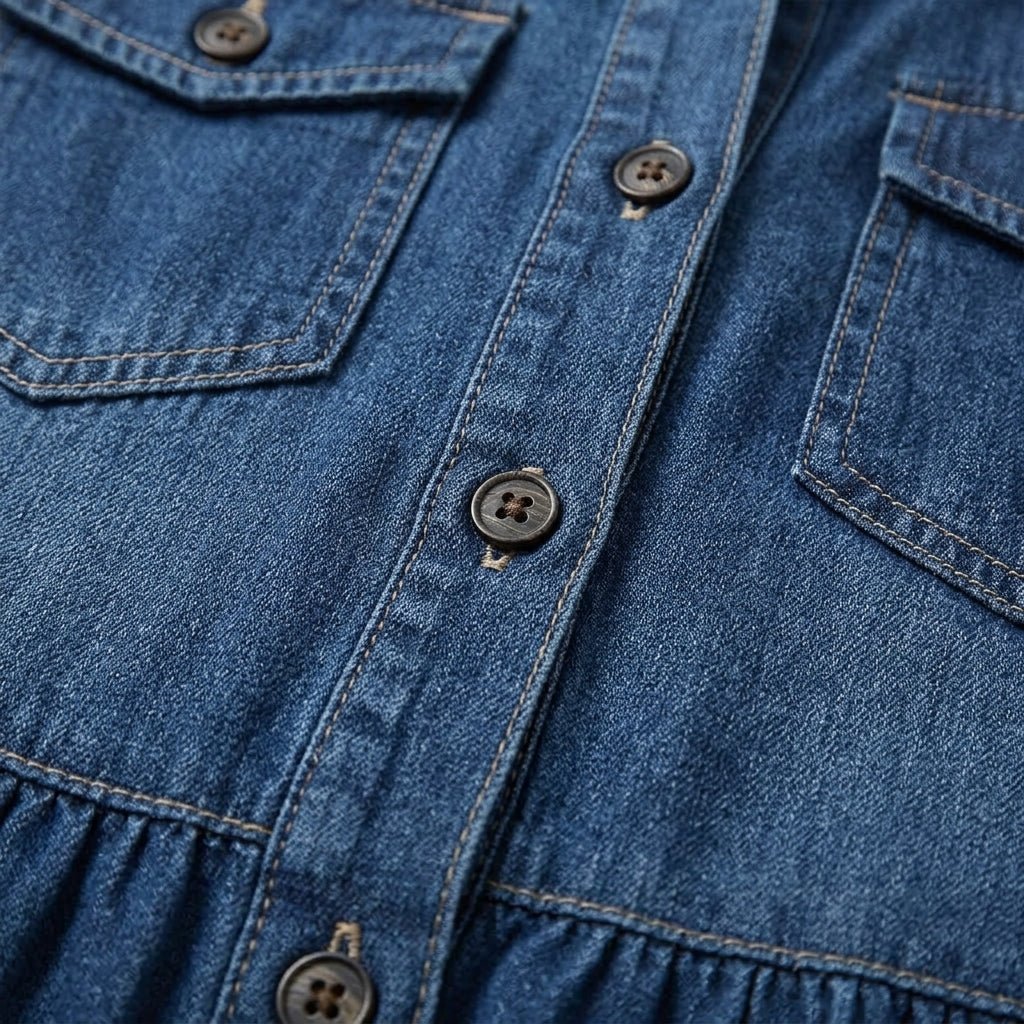 Soft Denim Summer Dress – Lightweight, Relaxed Fit - We are MFEO