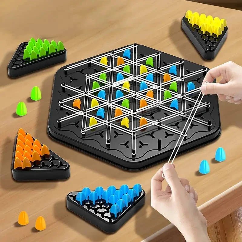 Strategy Board Game for Kids – Educational Triangle Formation Puzzle for Family Fun - We are MFEO