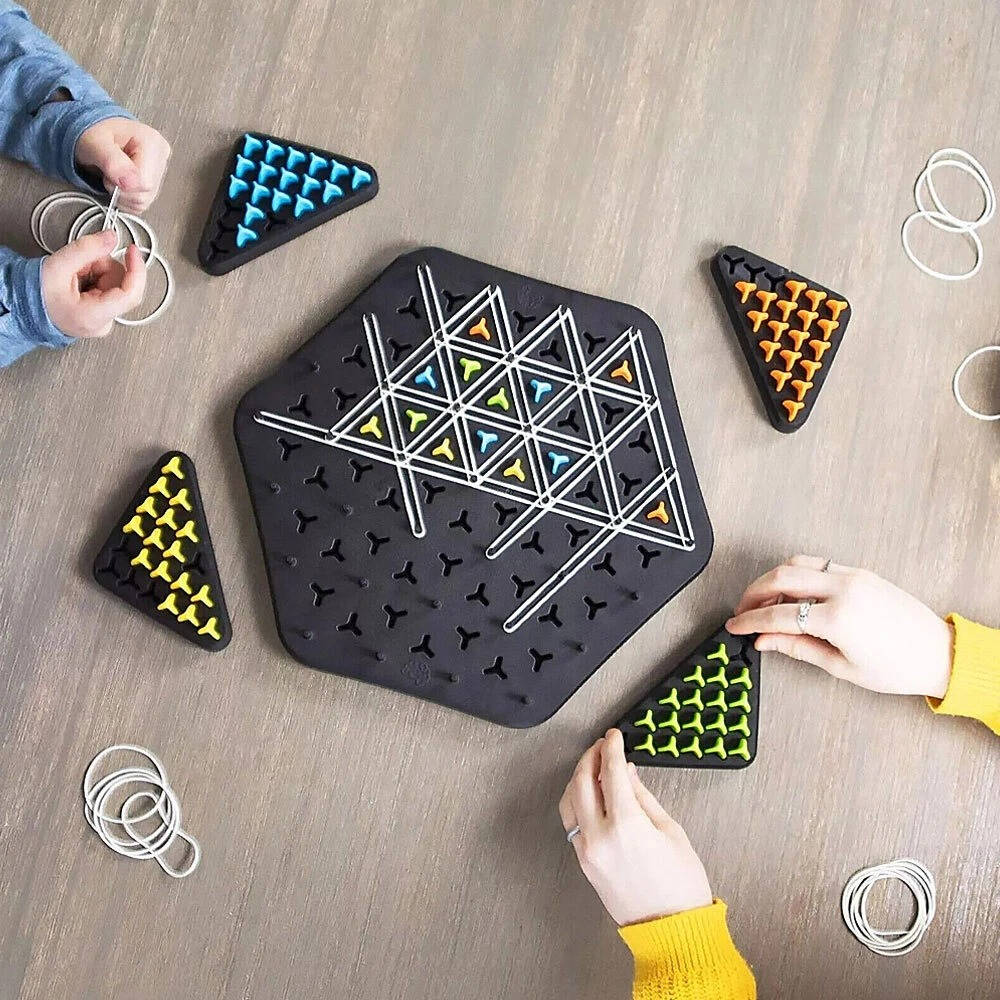 Strategy Board Game for Kids – Educational Triangle Formation Puzzle for Family Fun - We are MFEO