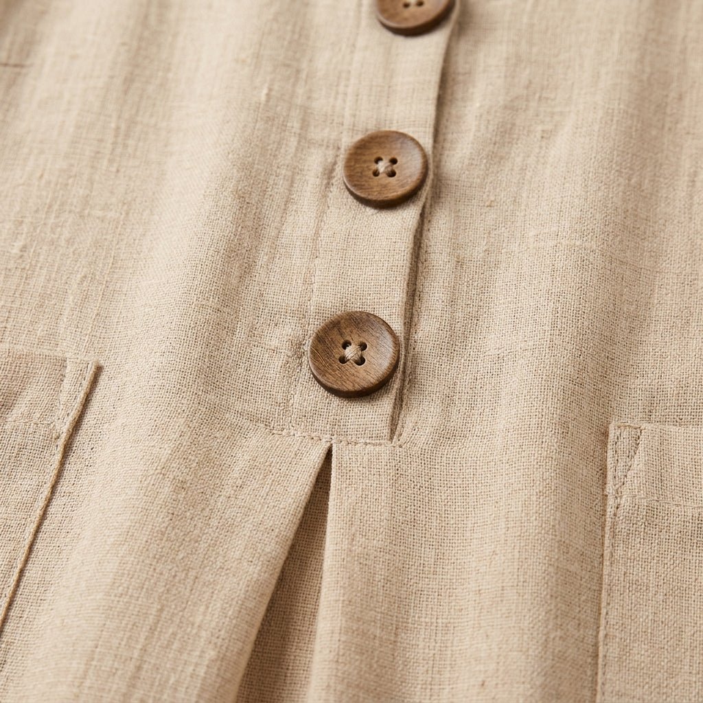 Summer Cotton Mini Dress with Flutter Sleeves – Relaxed A-Line - We are MFEO