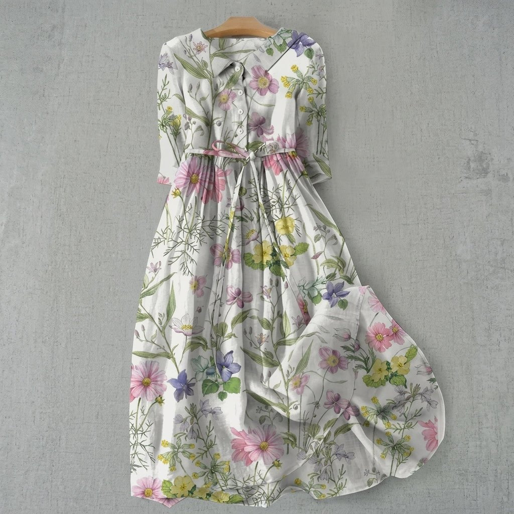 Summer Floral Dress – Lightweight, Flowing Silhouette - We are MFEO