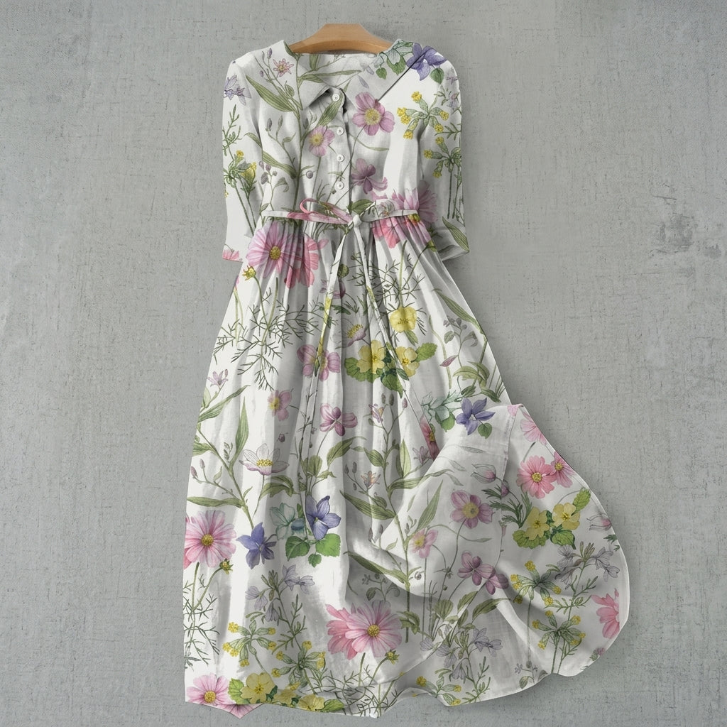 Summer Floral Dress – Lightweight, Flowing Silhouette