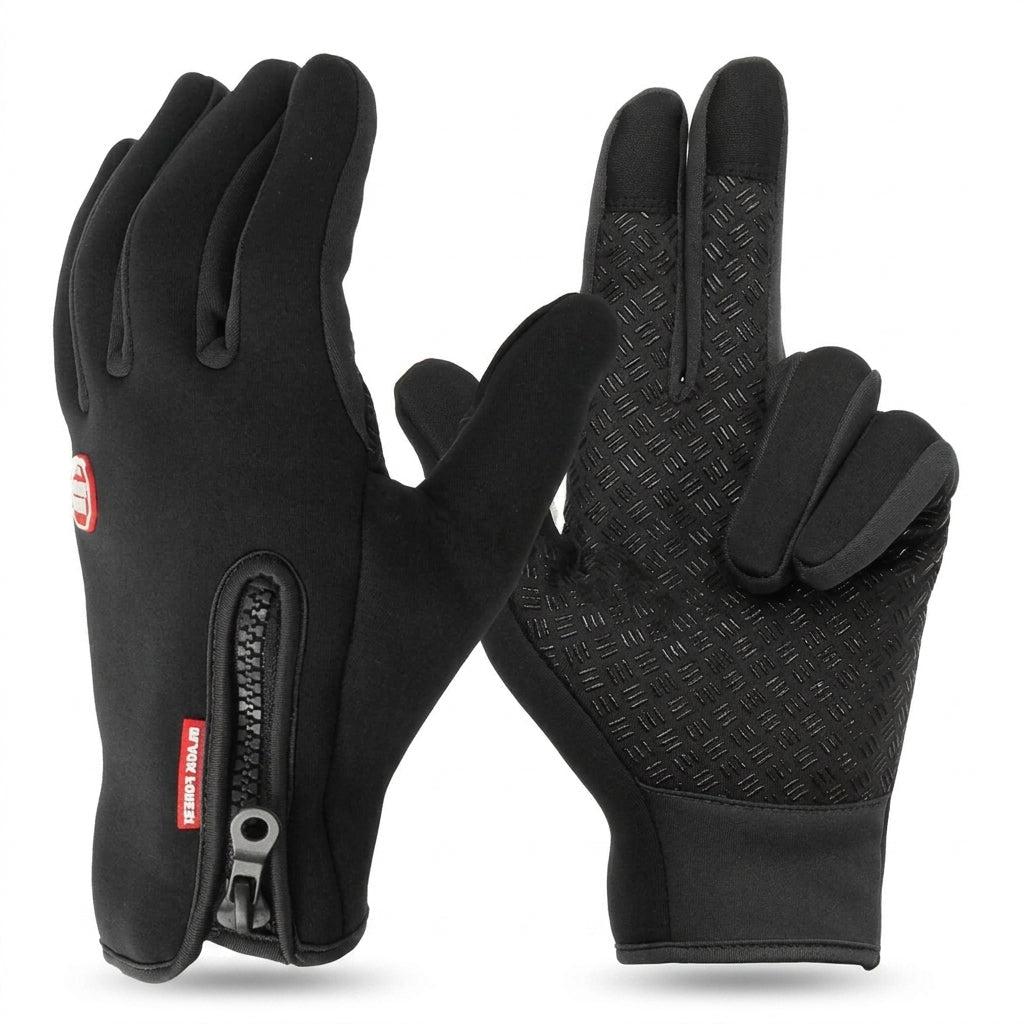Thermal Gloves for Winter Cycling and Skiing – Unisex, Warm Fleece Lining, Touchscreen Compatible - We are MFEO
