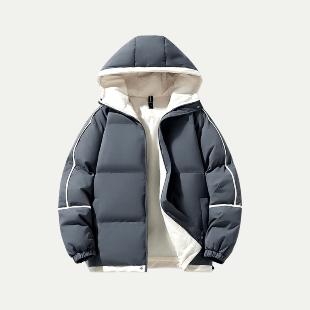 Unisex Insulated Hooded Puffer Parka – Warm Winter Outerwear for Casual and Outdoor Use - We are MFEO
