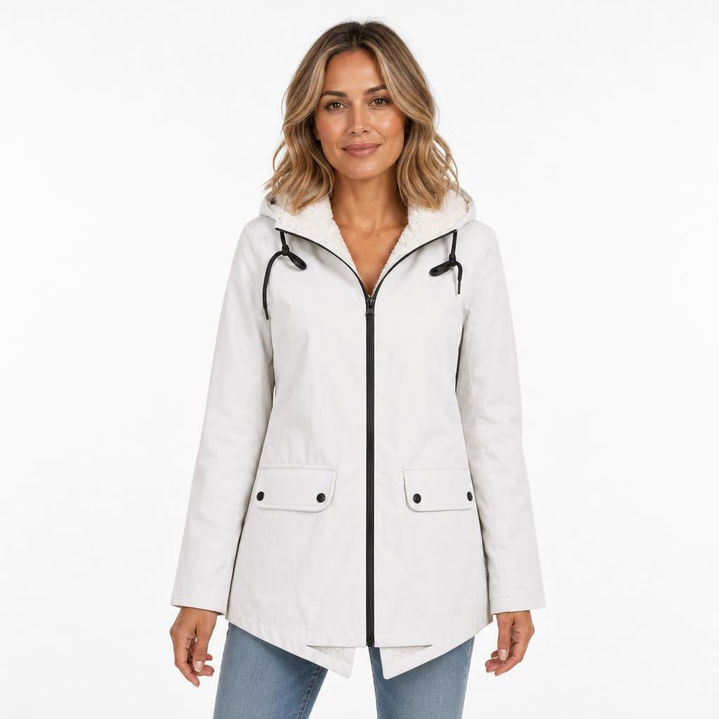 Waterproof Rain Jacket for Women – Windproof with Adjustable Hood - We are MFEO