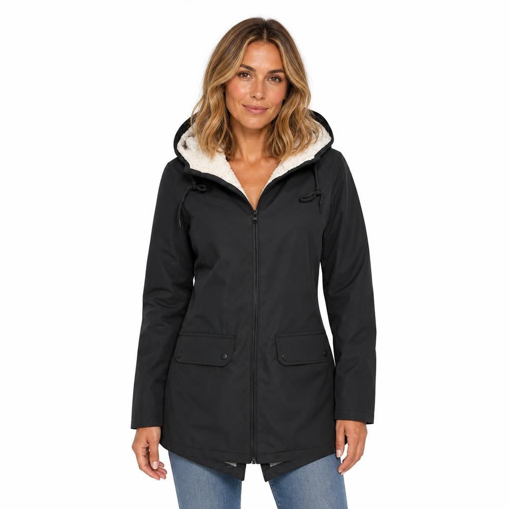 Waterproof Rain Jacket for Women – Windproof with Adjustable Hood - We are MFEO