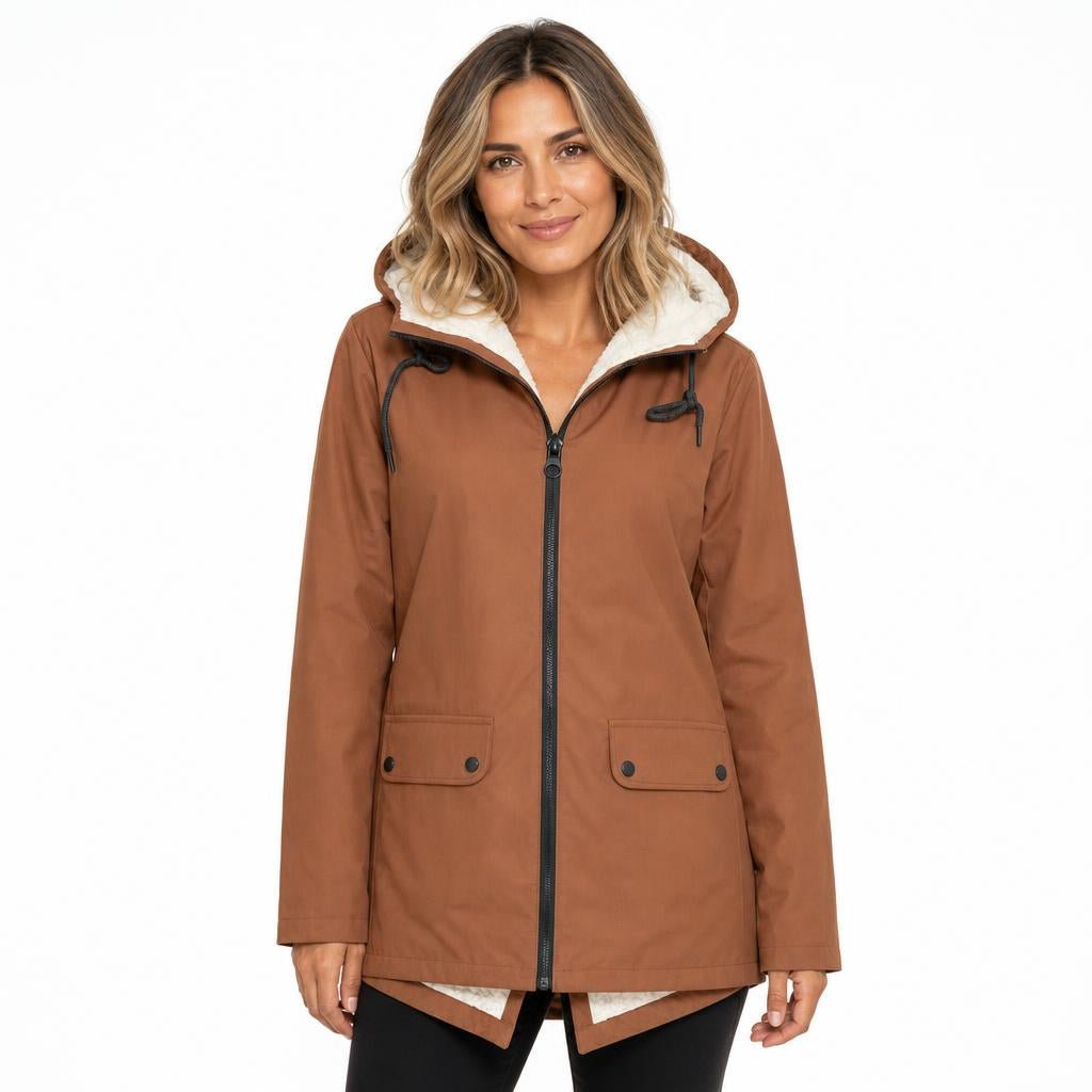 Waterproof Rain Jacket for Women – Windproof with Adjustable Hood - We are MFEO