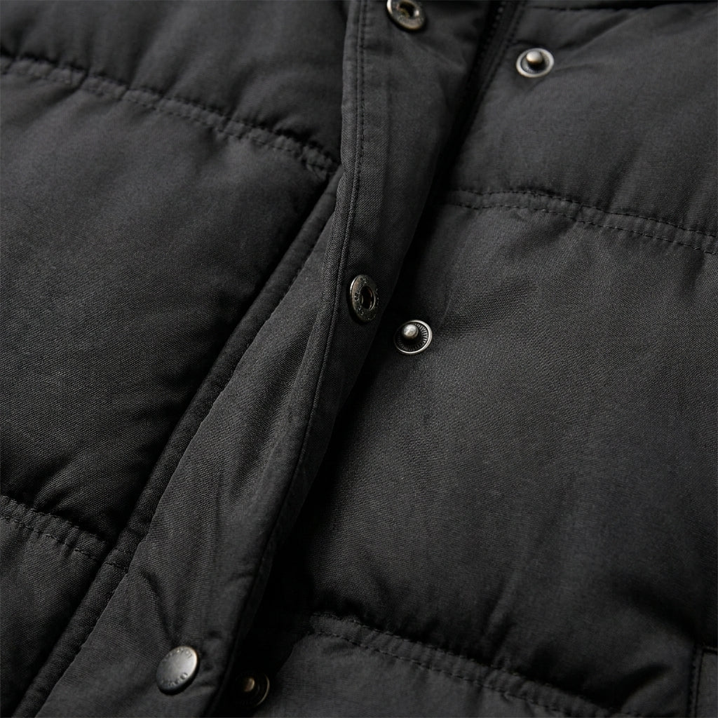 Women's Black Puffer Jacket – Cropped Quilted Design with Hood - We are MFEO