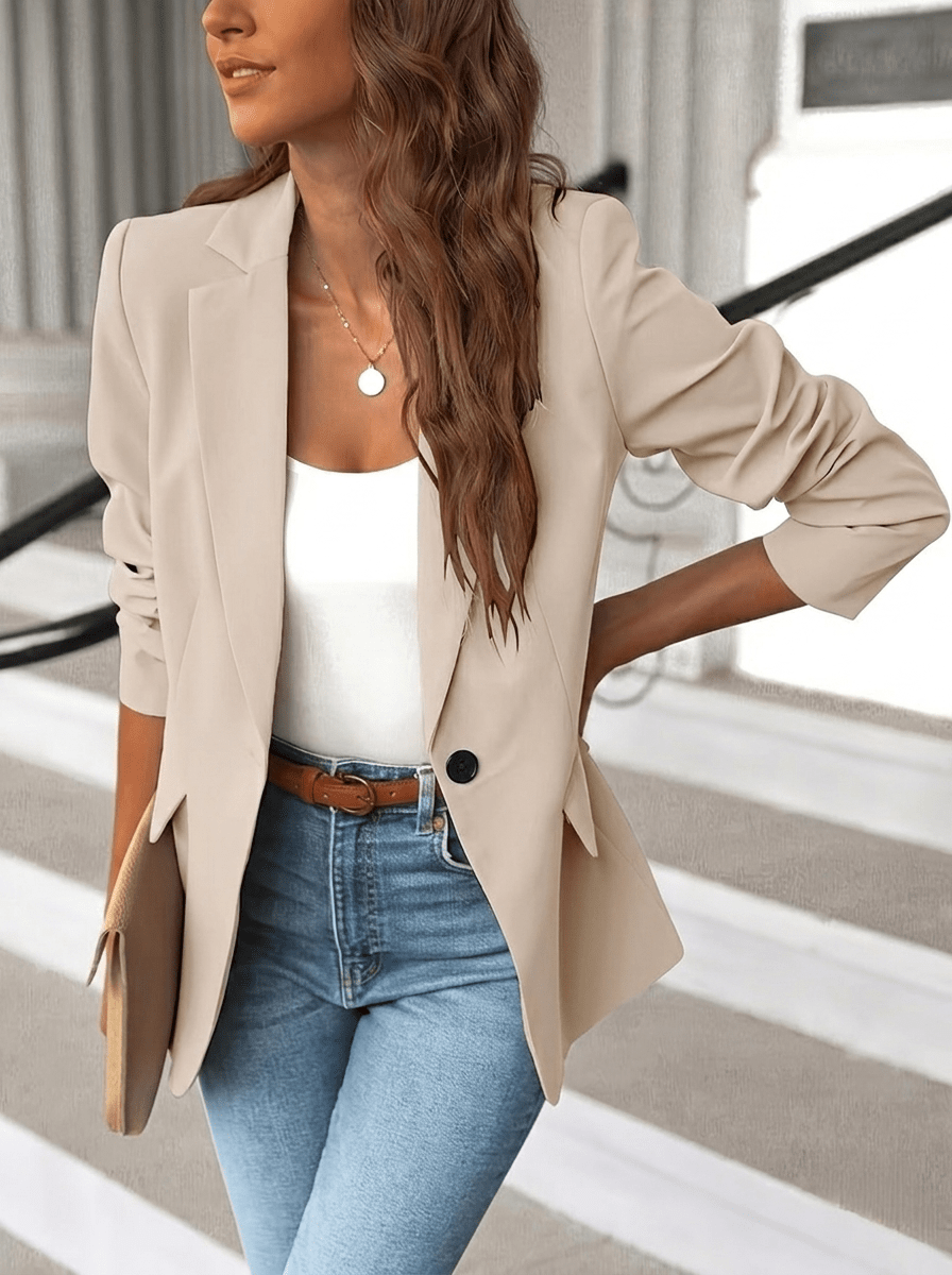 Women's Blazer – Tailored Fit with Notched Lapel - We are MFEO