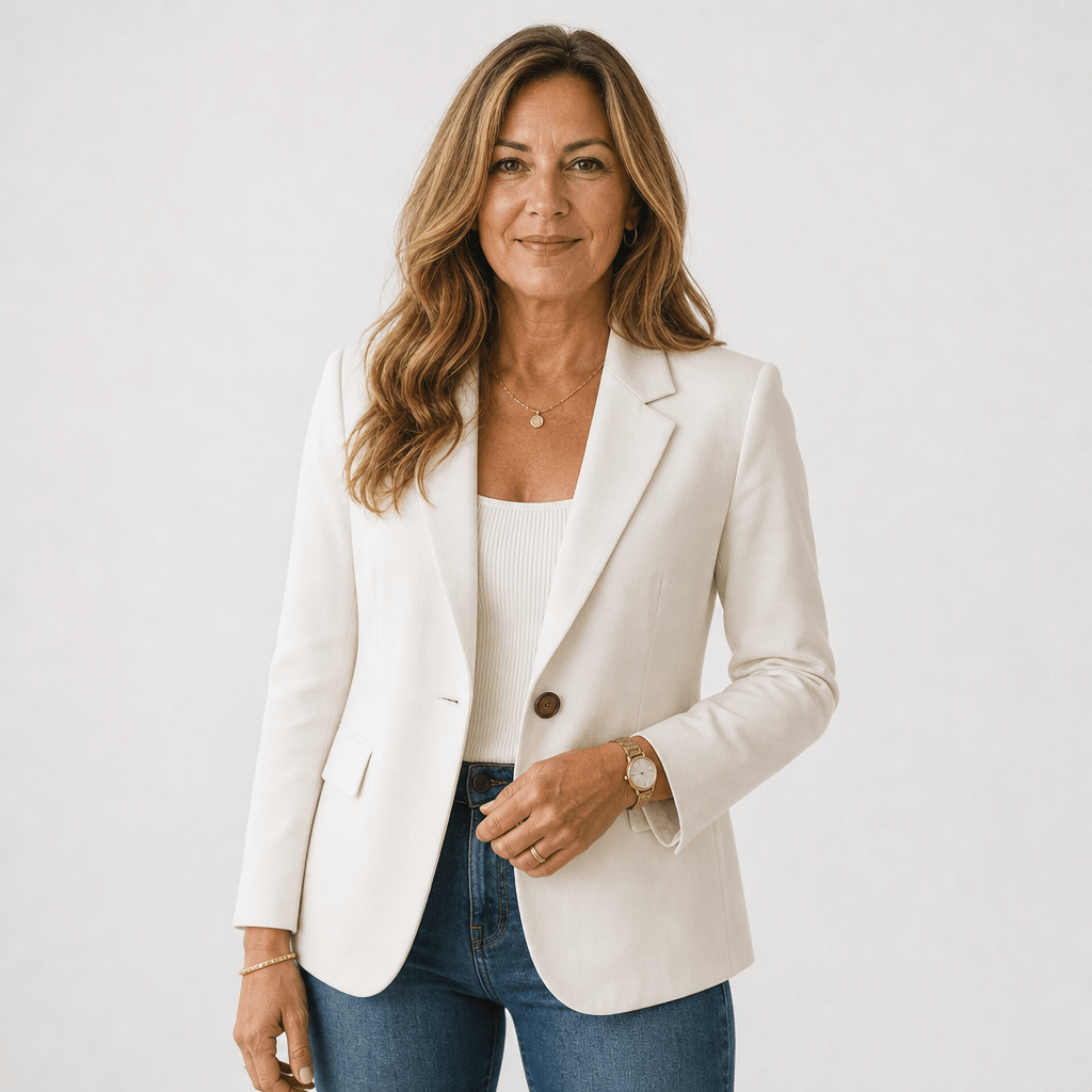 Women's Blazer with Notch Lapel – Classic Fit for Office and Casual Wear - We are MFEO