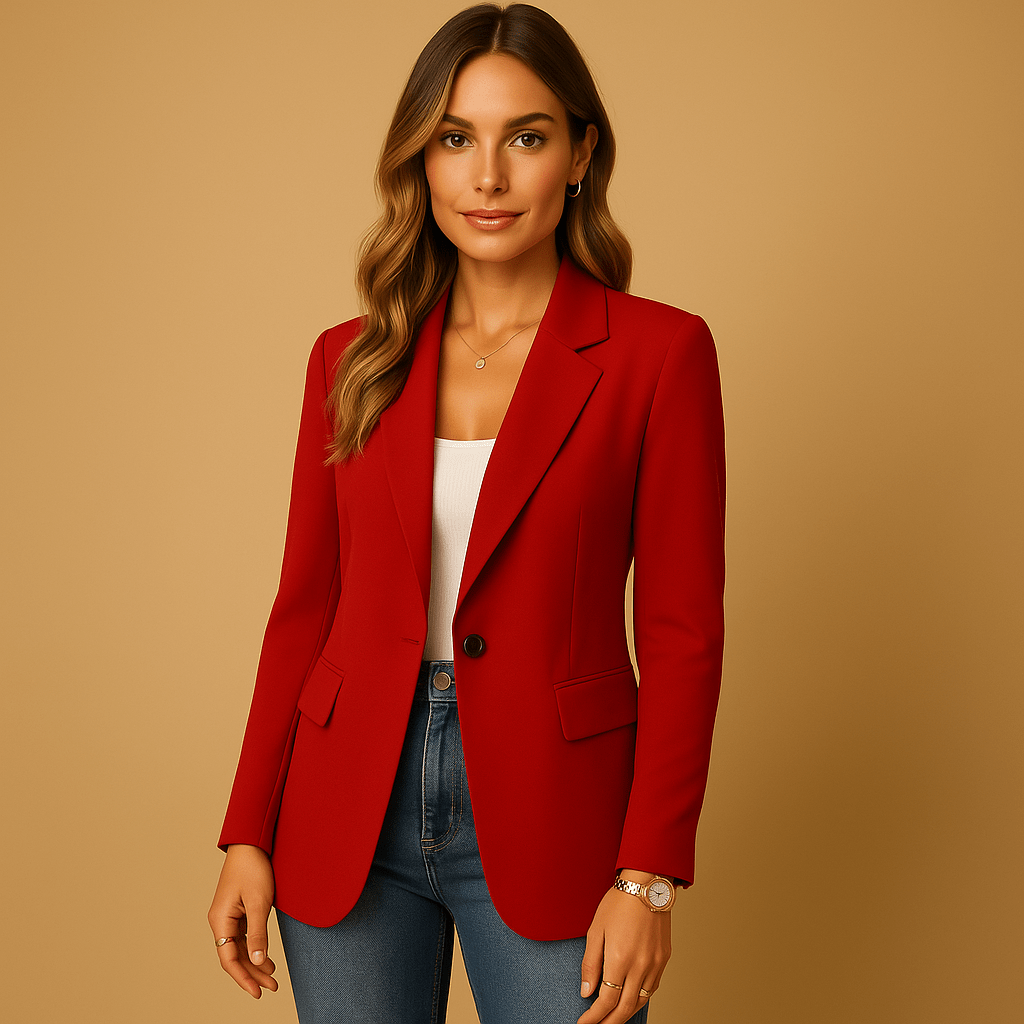 Women's Blazer with Notch Lapel – Classic Fit for Office and Casual Wear - We are MFEO