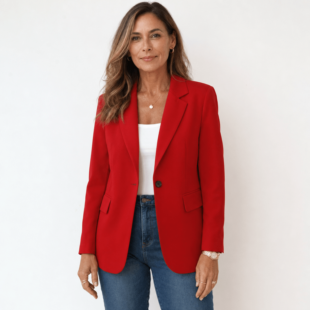 Women's Blazer with Notch Lapel – Classic Fit for Office and Casual Wear - We are MFEO